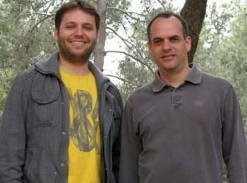 Eyal Ben-David (left) and Dr. Sagiv Shifman of the Hebrew University of Jerusalem are researchers on autism genetics