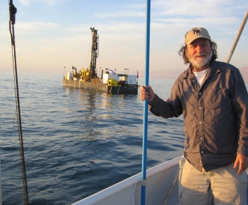 Prof. Mordechai Stein of the Geological Survey of Israel and the Hebrew University of Jerusalem