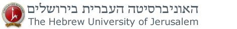 ??????????? ?????? ???????? - The Hebrew University of Jerusalem